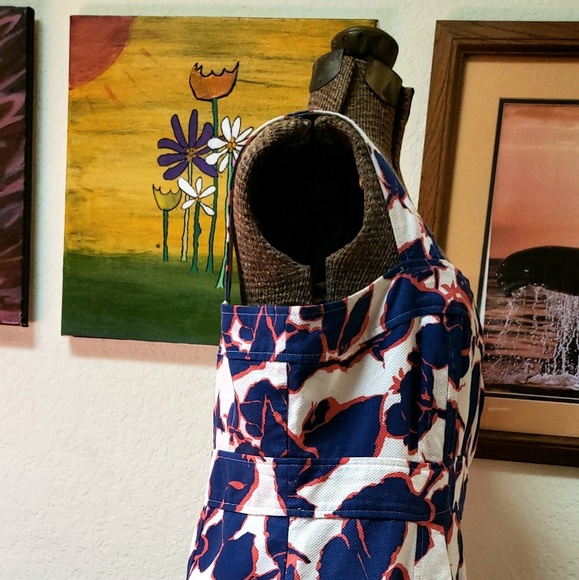 Land's End Navy and White Dress - Picture 4 of 8